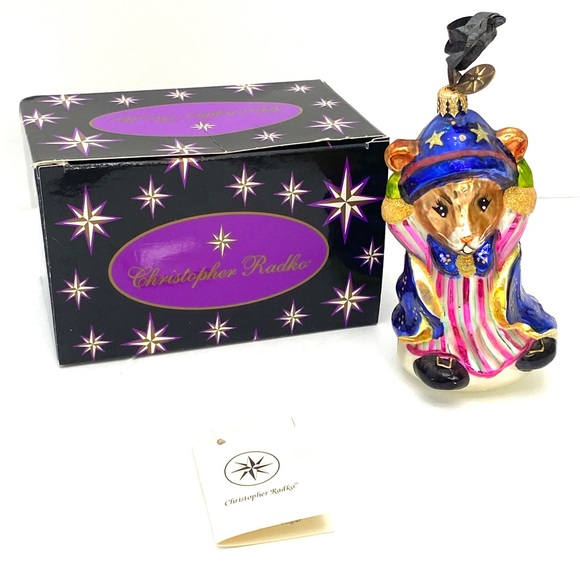 Christopher Radko Christmas Ornament - Mouse Magic